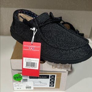 Hey Dude Black Loafers
